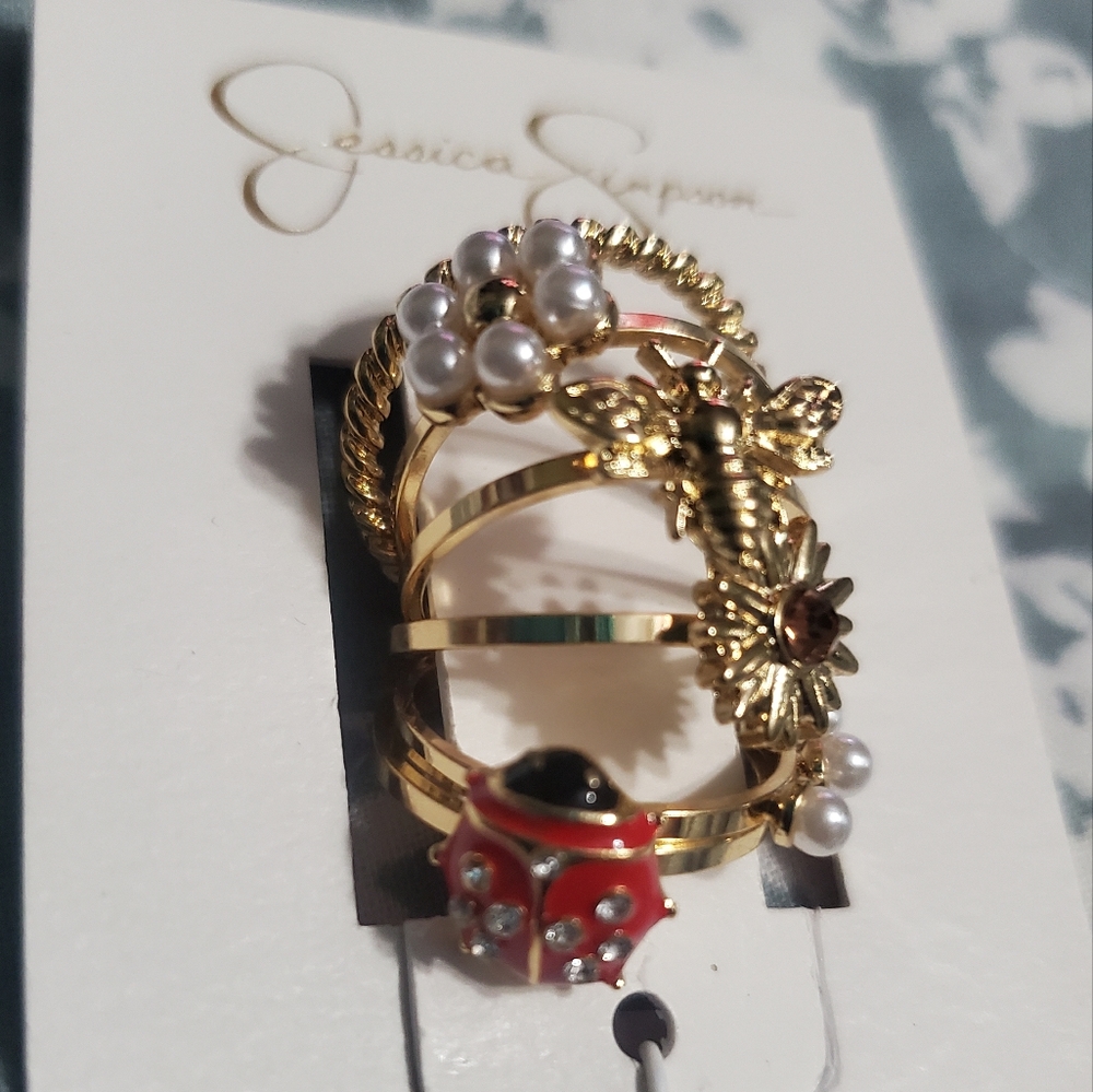 Jessica Simpson Spring  Ring Set 🌻 - Picture 2 of 11